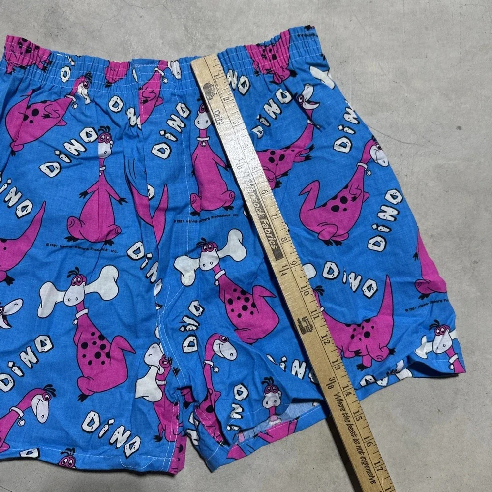 Vintage Dino From The Flintstones Sheep Zone Shorts From 1991 Sleep Boxer NWOT M